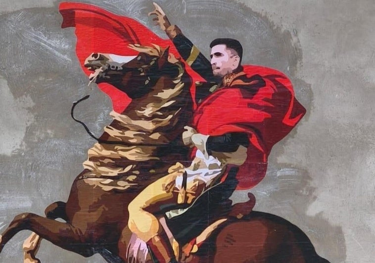 Vandalizan el mural dedicado a Areso en Pamplona: «No vayas a Bilbao»