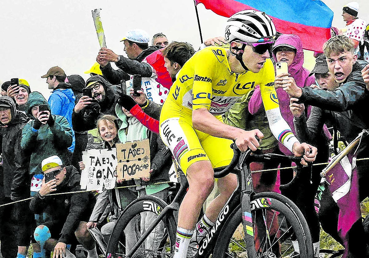 Pogacar araña más tiempo en los Alpes