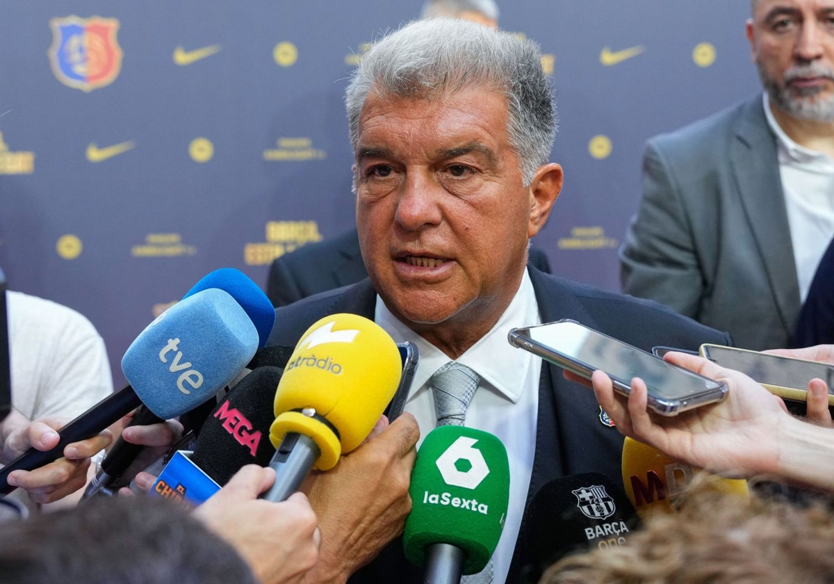 Laporta insiste: «Vino el agente de Nico Williams ofreciendo el fichaje, yo  prefería las otras opciones» | El Correo