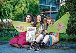 Maratón de lunares. Las jóvenes han iniciado una campaña solidaria para visibilizar la enfermedad y recaudar fondos.