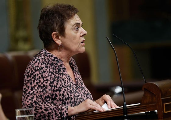 La diputada de EH Bildu, Mertxe Aizpurua.