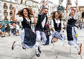 Las abarcas llenan Vitoria