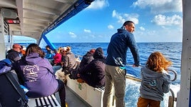 La travesía recorrió el cañón submarino de la fosa de Capbreton, con 3.000 metros de profundidad.