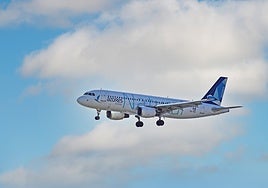 Imagen de un avión de la aerolínea afectada.