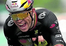 Van Aert le estropea el reto a Pogacar