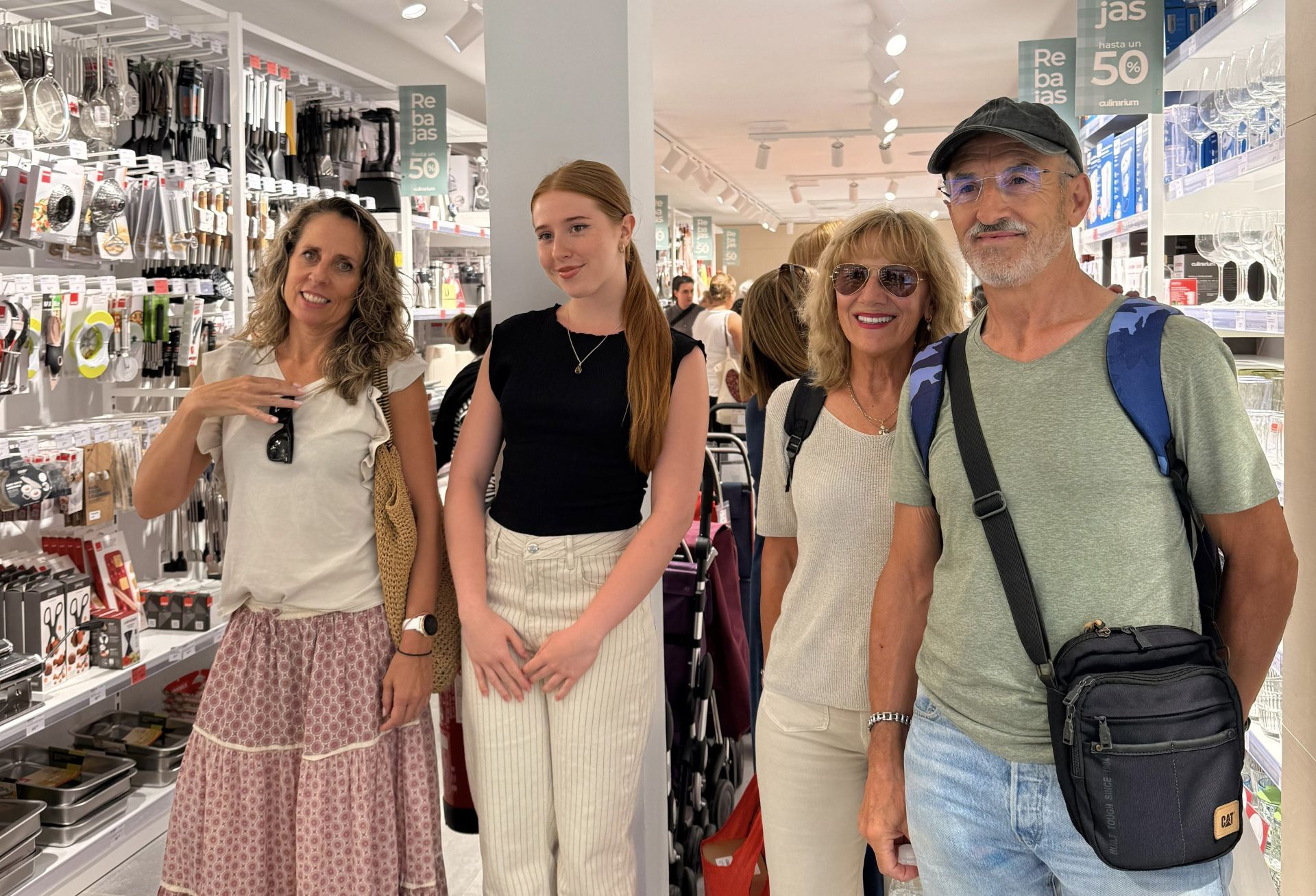 Cristina Casado, Gabriela Simonson, Loli Gómez y Eloy Fulguera.