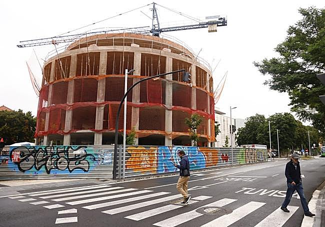 Esqueleto de la nueva residencia Resa en Comandante Izarduy.