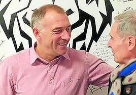 Legorburu con Txetxu Rojo.