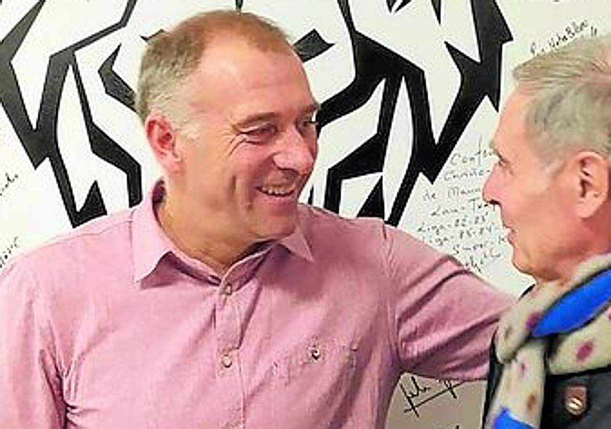 Legorburu con Txetxu Rojo.