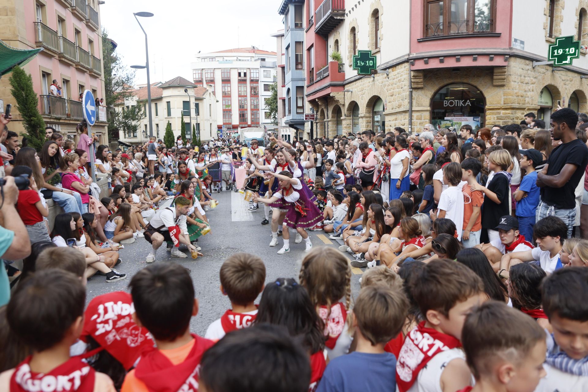 Así han empezado los &#039;Saninazios&#039; en Algorta