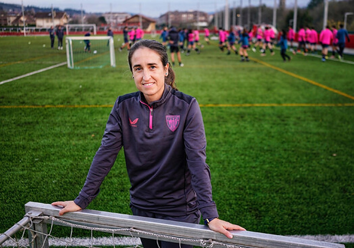 Iraia Iturregi posa en Lezama.