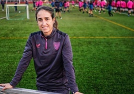 Iraia Iturregi posa en Lezama.