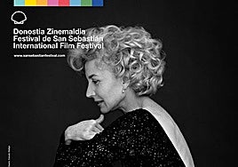 Cartel oficial de la 73 edición del Festival Internacional de Cine de San Sebastián.