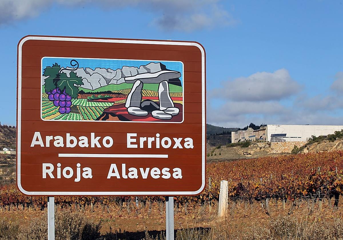 Entrada a Rioja Alavesa.
