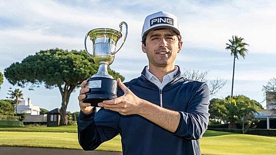El golfista bilbaíno Javier Sainz sigue al alza y se deja ver en su fetiche Scottish Challenge