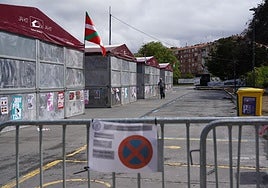 El altercado tuvo lugar en el recinto de txosnas de Algorta.
