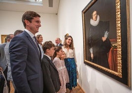 La familia recuperó hace tres años dos pinturas del Parador de Almagro.