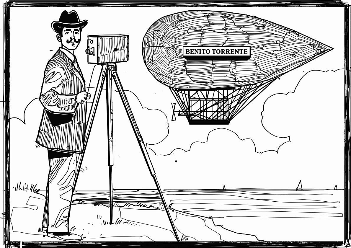 Torrente, el obrero bilbaíno que inventaba dirigibles