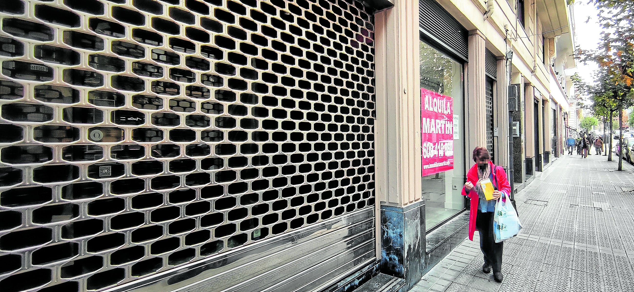 Aunque en los últimos mese se advierte una cierta recuperación en algunas zonas, el numero de locales vacío es abundante