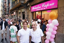 Gabriel Jauregui y Álvaro López, dueños de Helados Capra