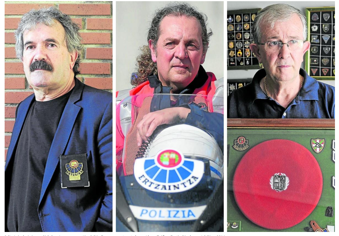 Julio Arévalo fue el número 2 de la primera promoción. | Julián Brogueras estuvo toda su carrera en Tráfico. | Bertín Sánchez se jubiló en 2016.