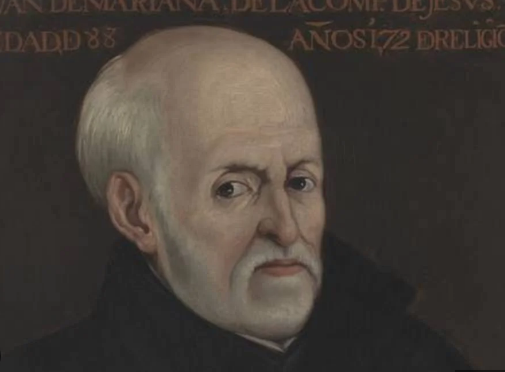 Juan de Mariana pintado por Matías Moreno, a partir del original existente, en 1878, en el Palacio Arzobispal