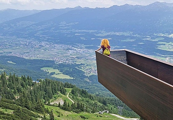 Balcón sobre Innsbruck.