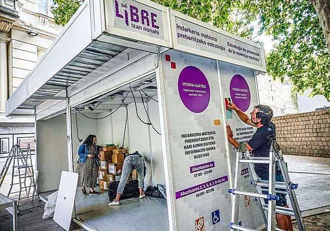 El punto violeta de los Fueros amplía su horario.