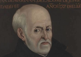 Juan de Mariana pintado por Matías Moreno, a partir del original existente, en 1878, en el Palacio Arzobispal