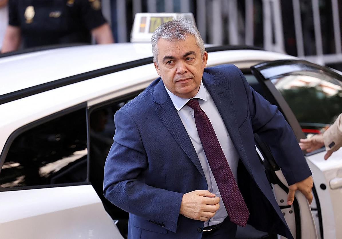 El exdiputado socialista Santos Cerdán llega a testificar al Tribunal Supremo el pasado 30 de junio.