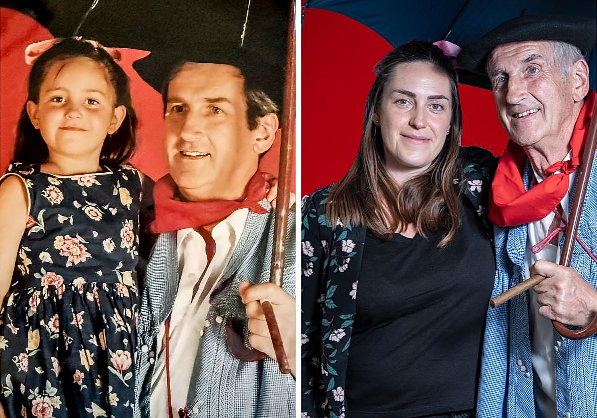 La fiesta no tiene edad para los Landa, las hermanas Arana, los gaiteros...