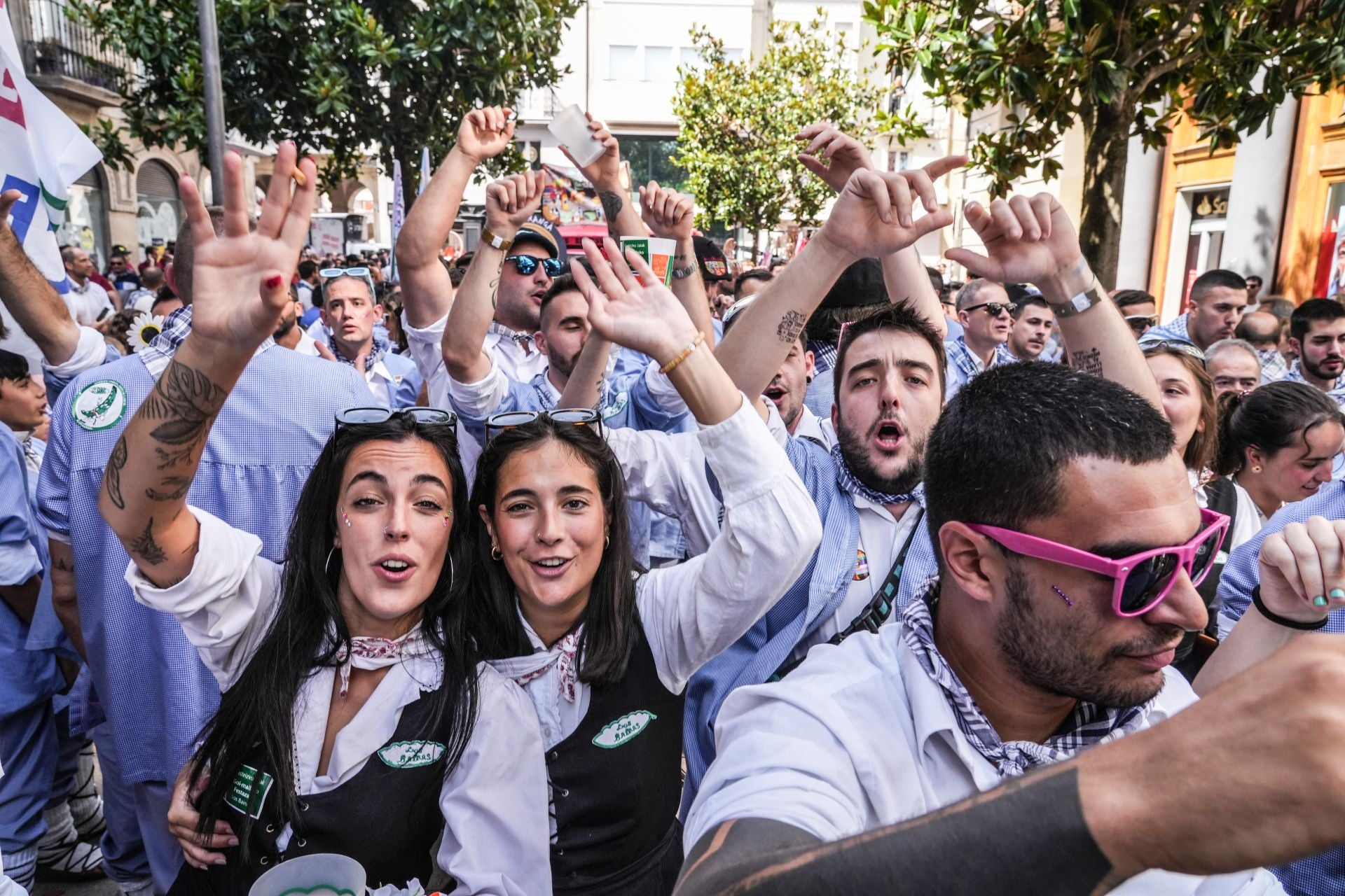 La segunda jornada de fiestas de Vitoria, en imágenes