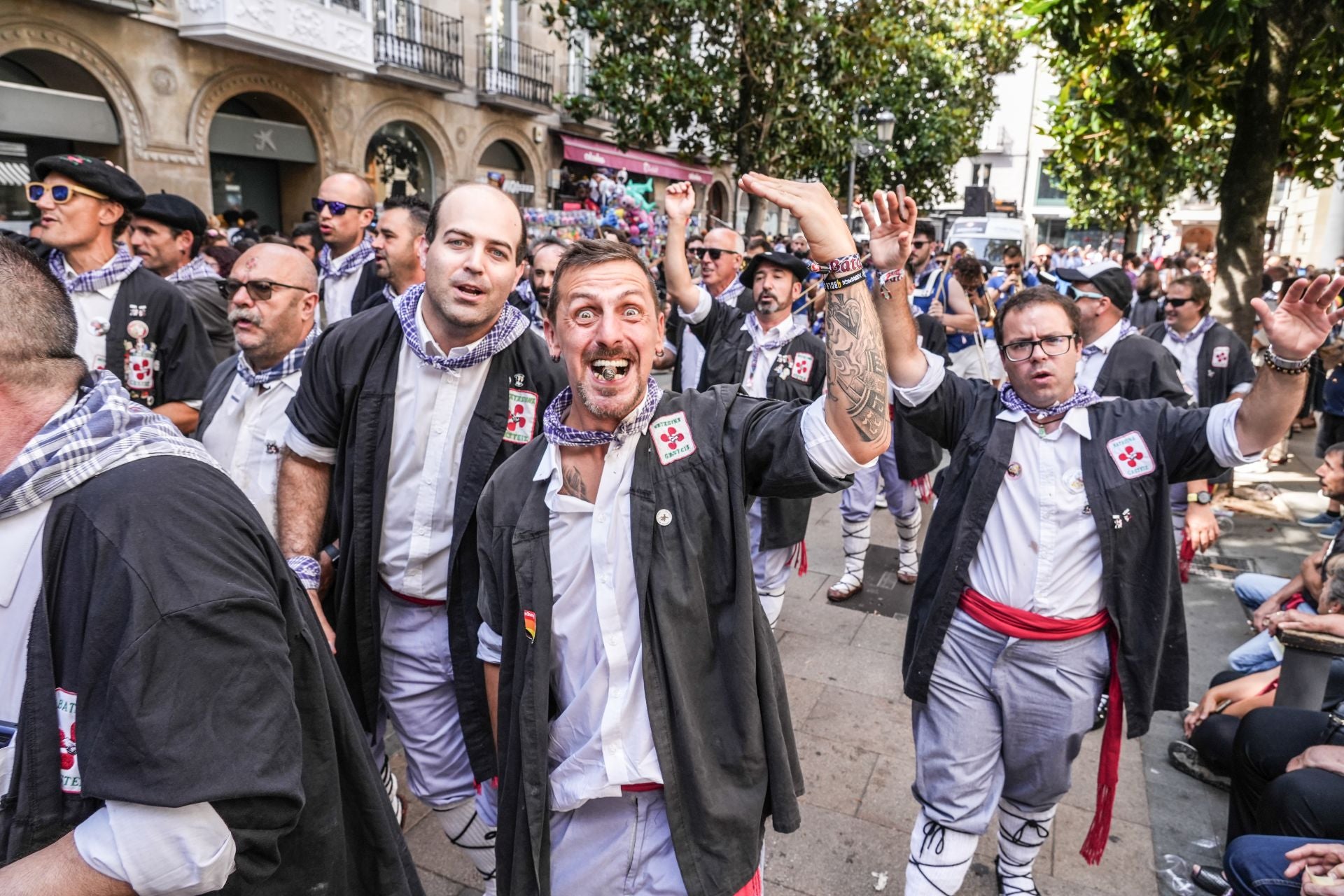 La segunda jornada de fiestas de Vitoria, en imágenes