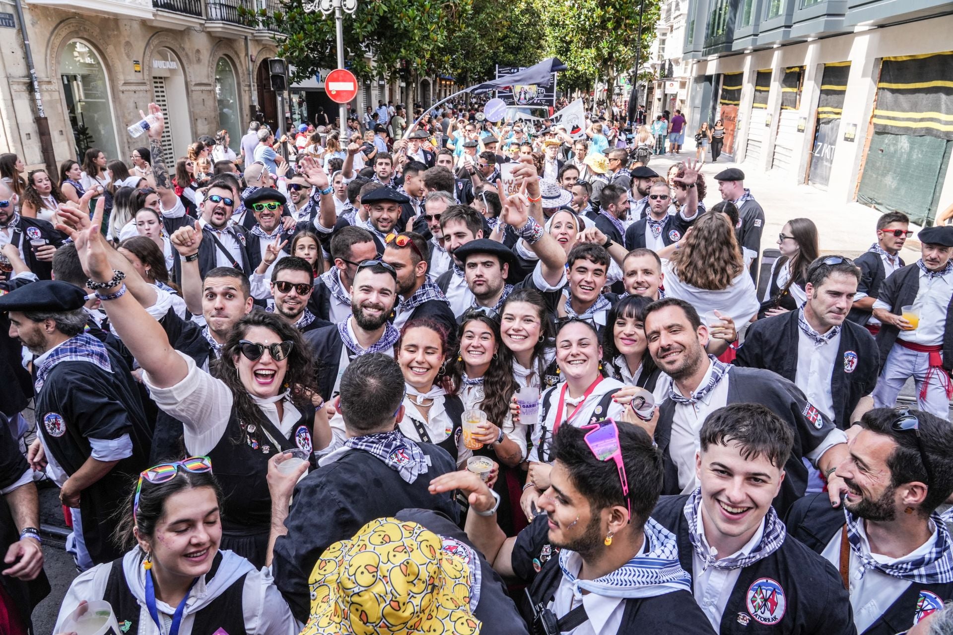 La segunda jornada de fiestas de Vitoria, en imágenes