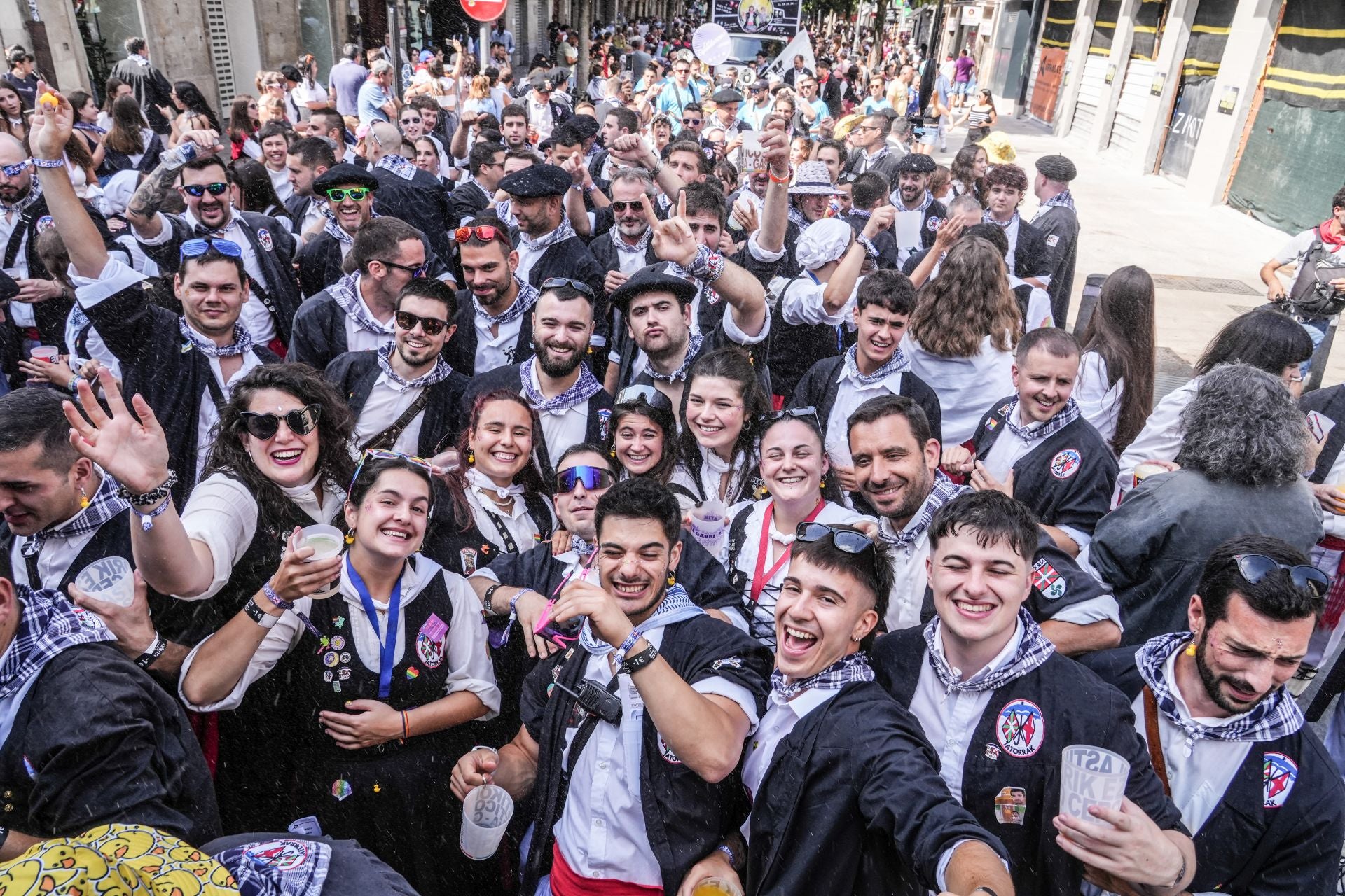 La segunda jornada de fiestas de Vitoria, en imágenes