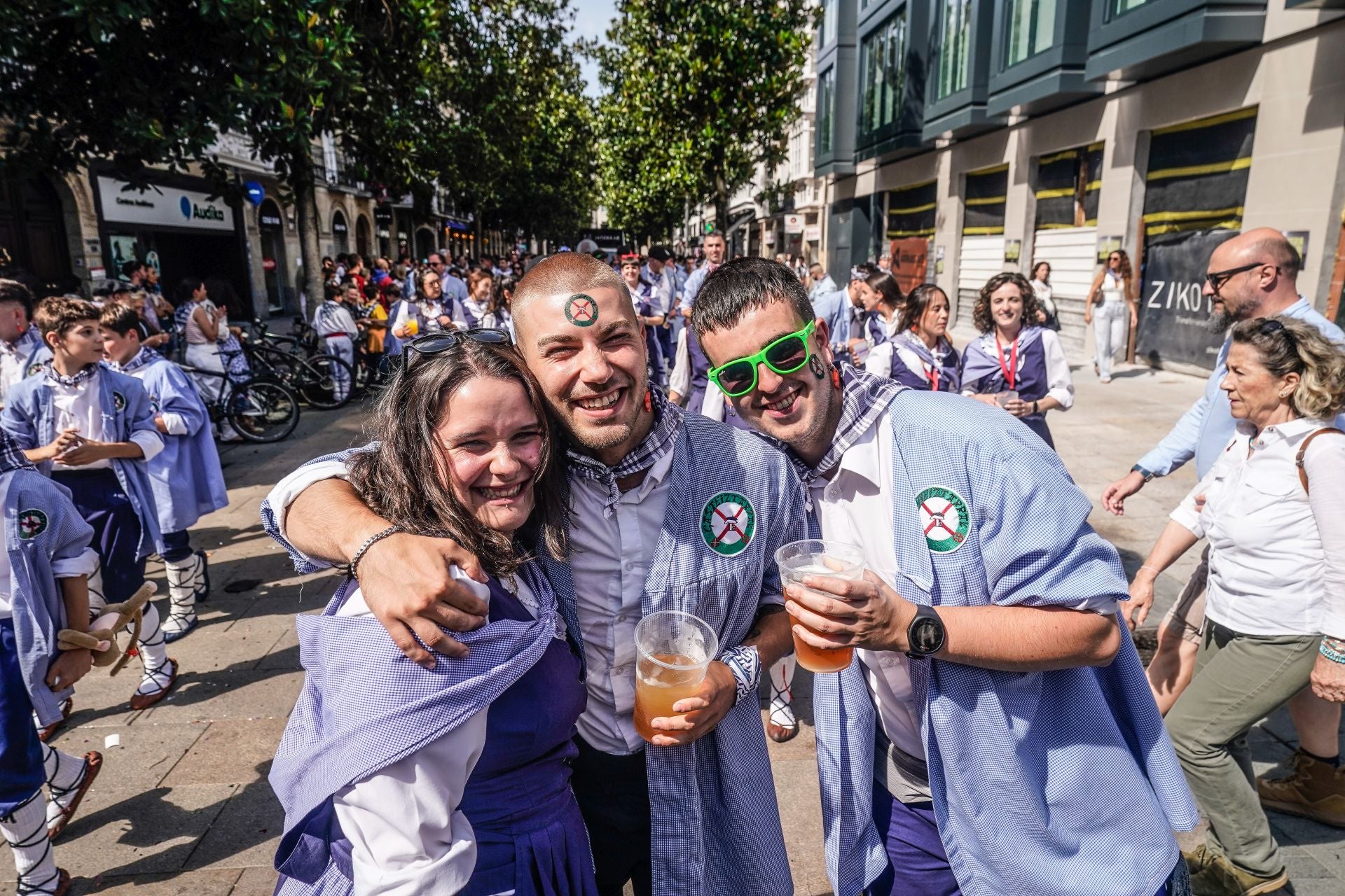 La segunda jornada de fiestas de Vitoria, en imágenes