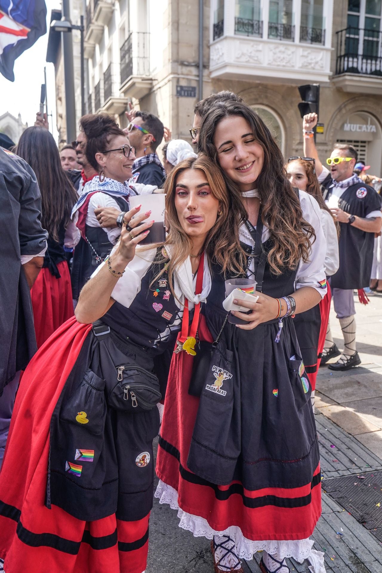 La segunda jornada de fiestas de Vitoria, en imágenes