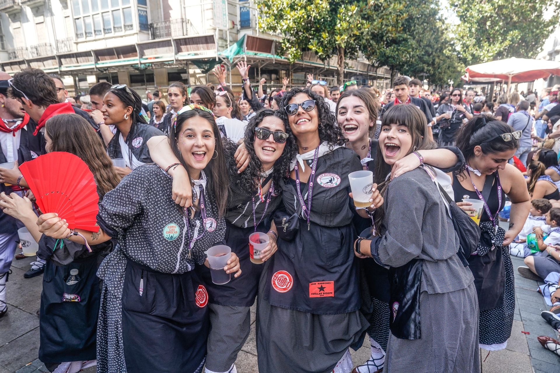 La segunda jornada de fiestas de Vitoria, en imágenes