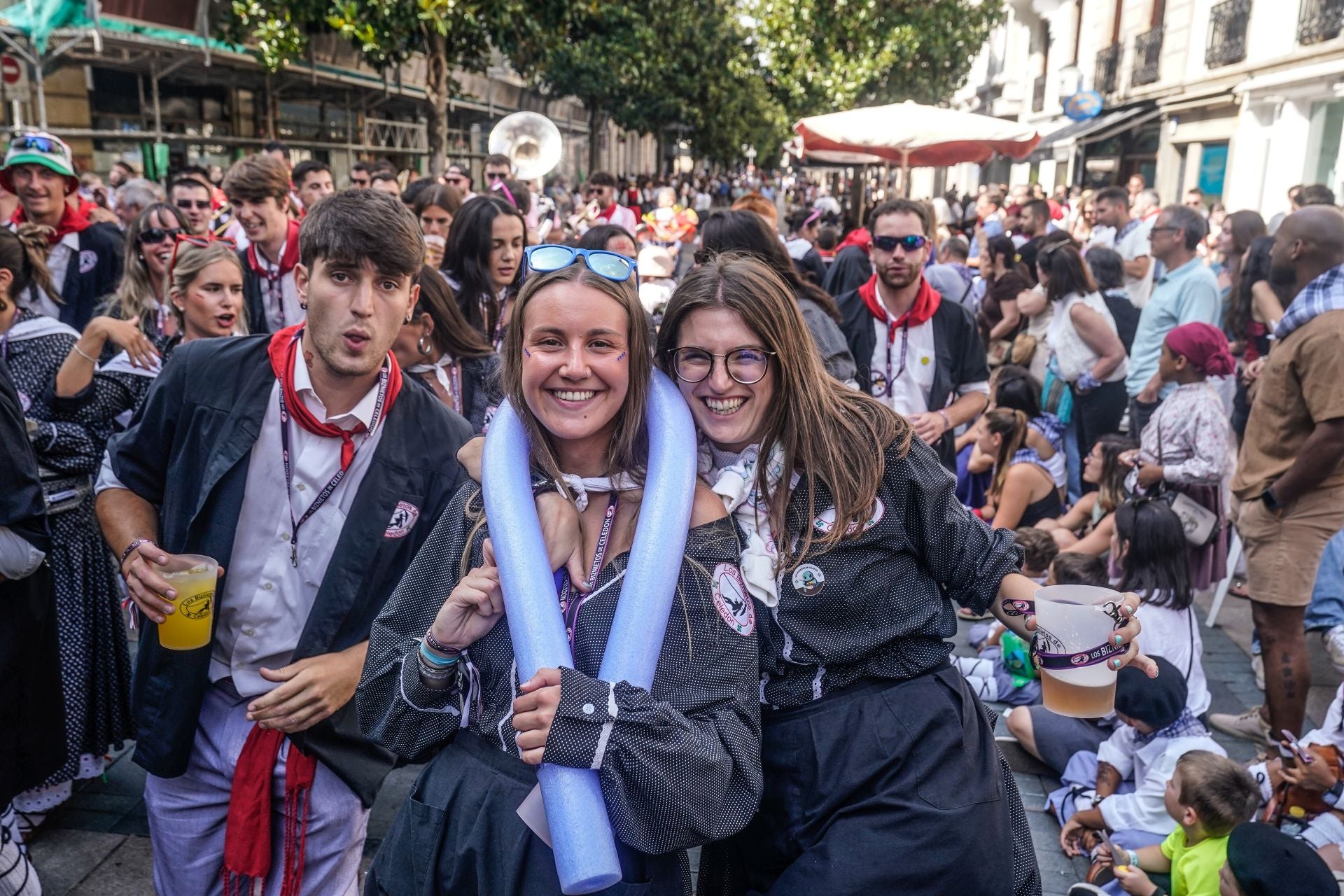 La segunda jornada de fiestas de Vitoria, en imágenes