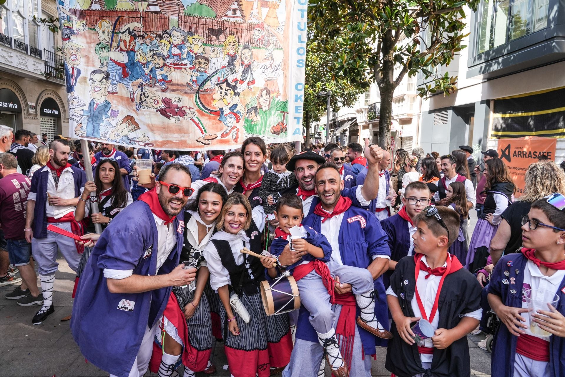 La segunda jornada de fiestas de Vitoria, en imágenes