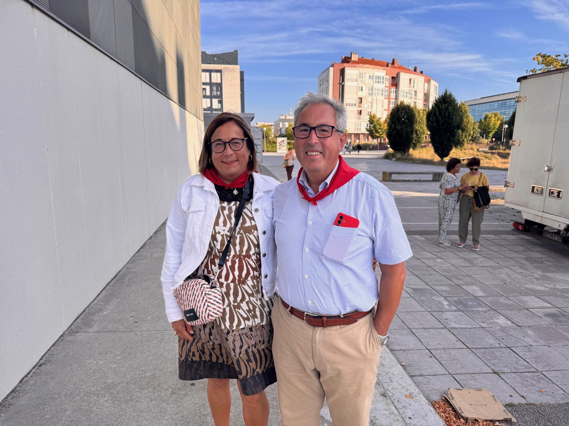 Juana María Vegas y José Luis Aramendia.