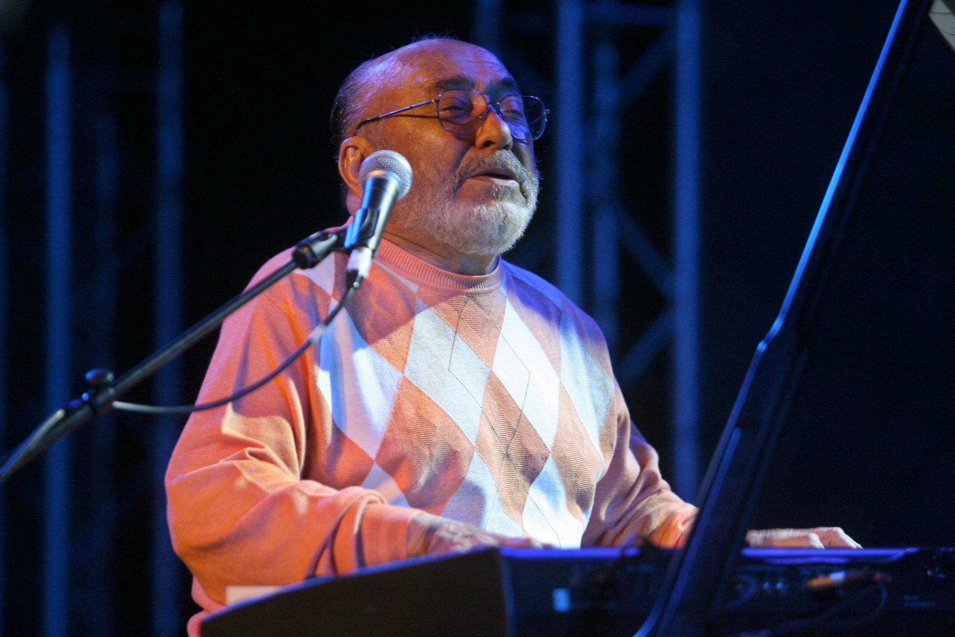 Palmieri, durante un concierto en 2009.
