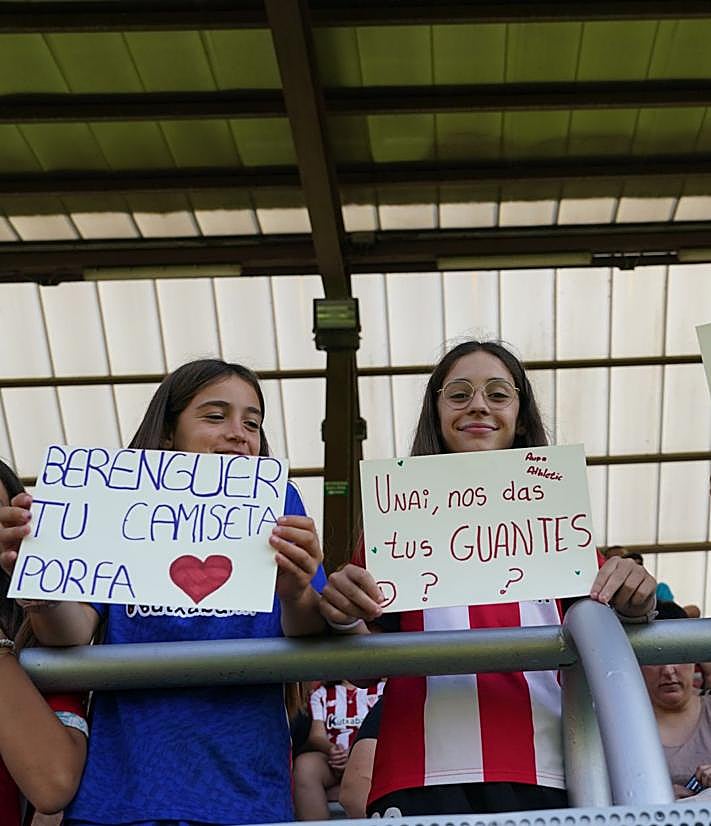 Imagen secundaria 2 - Ilusión rojiblanca ante el bache del Athletic: «Me está gustando el equipo, pero hace falta Laporte»
