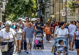 En estos momentos hay más gente por encima de los 65 años en Álava que menores de edad.