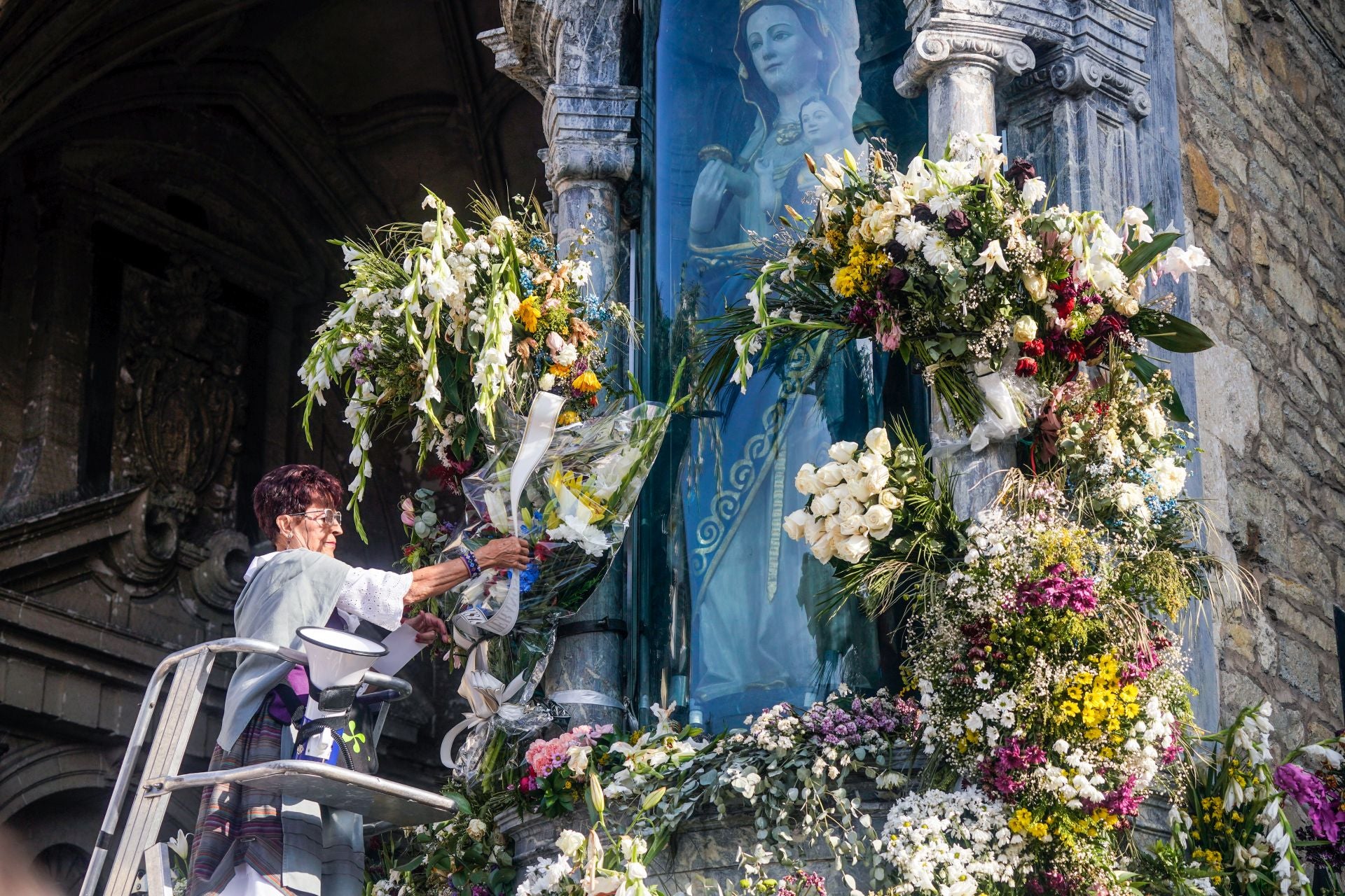 El día del blusa y neska veteranos en imágenes