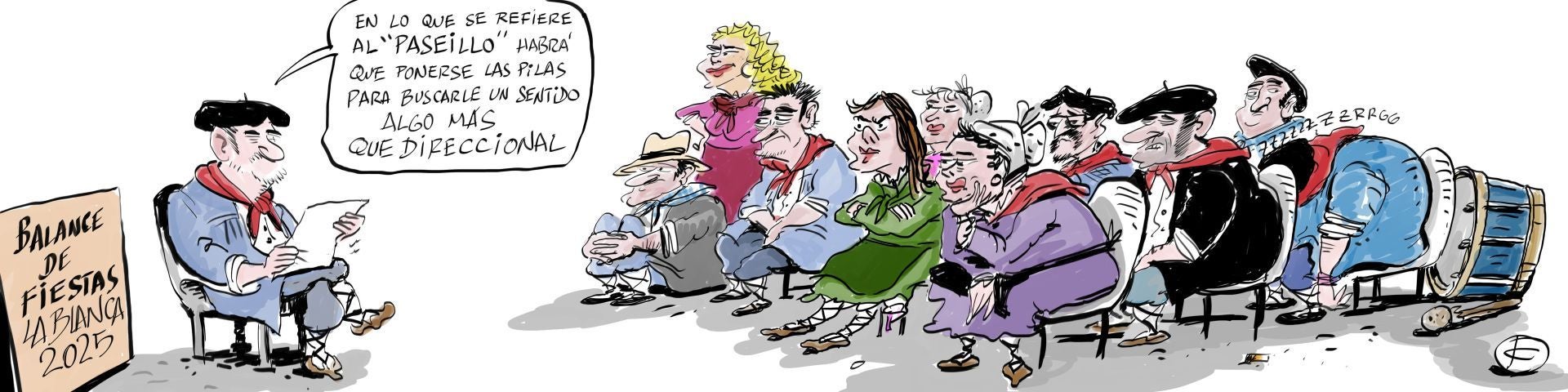 La viñeta de Cerrajería sobre el balance de fiestas