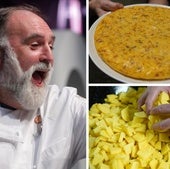 El sencillo truco de José Andrés para darle la vuelta a la tortilla de patata