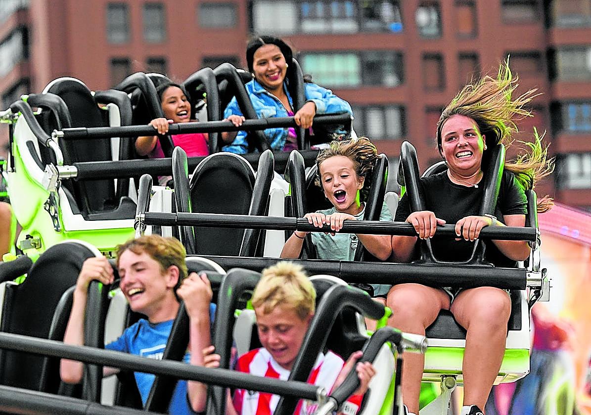 Cita ineludible. Desde el primer día las atracciones funcionaron a tope y en algunas se registraron colas