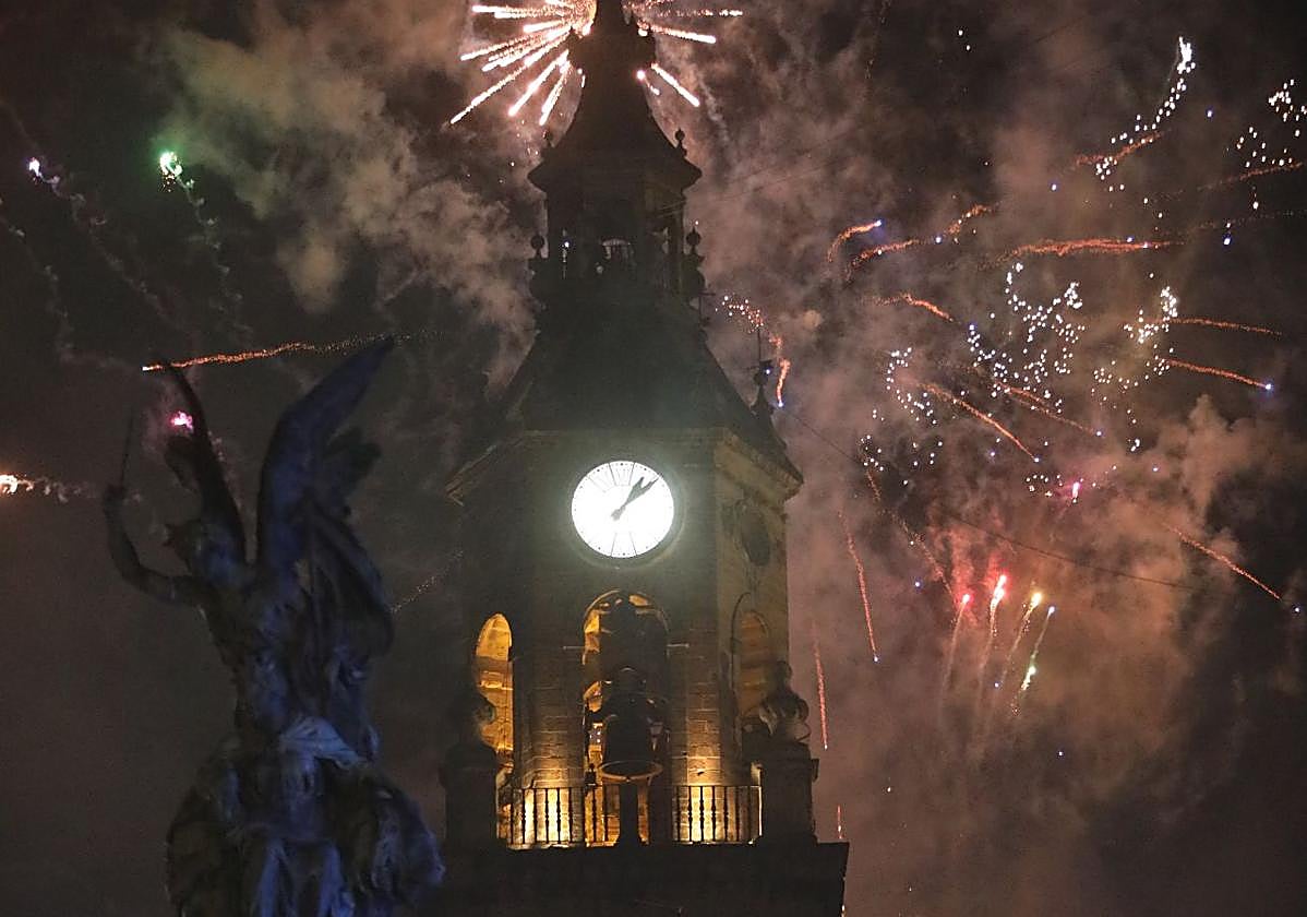 Vitoria despidió las fiestas la noche del sábado.
