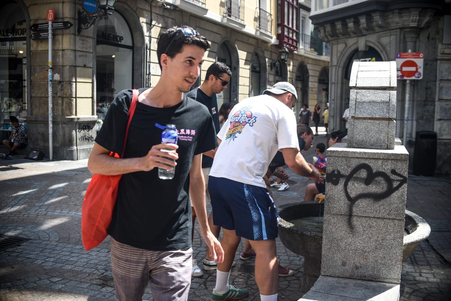 Bilbao con más de 40 grados al sol